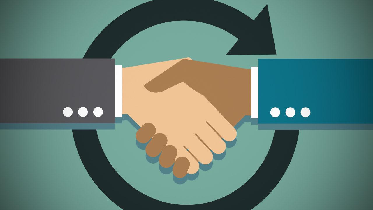 shaking hands