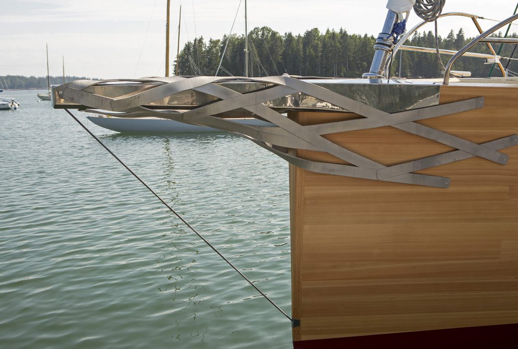 Frers 74, Foggy built by Brooklin Boat Yard, Brooklin ME